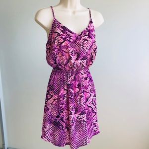 ❌SOLD❌ Aqua Snakeskin Dress